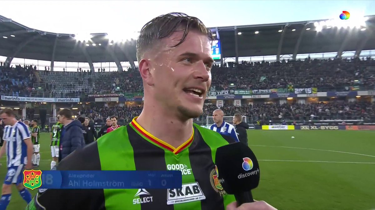 🗣 "Otroligt, vilken jävla känsla! Det är sjukt, vi krigar hela matchen och visar hjärta. Fantastiskt jobb av grabbarna!" "Nu visade vi vilka som är bäst i stan" Alexander Ahl Holmström efter GAIS derbyseger mot IFK Göteborg Se höjdpunkter från Allsvenskan på discovery+