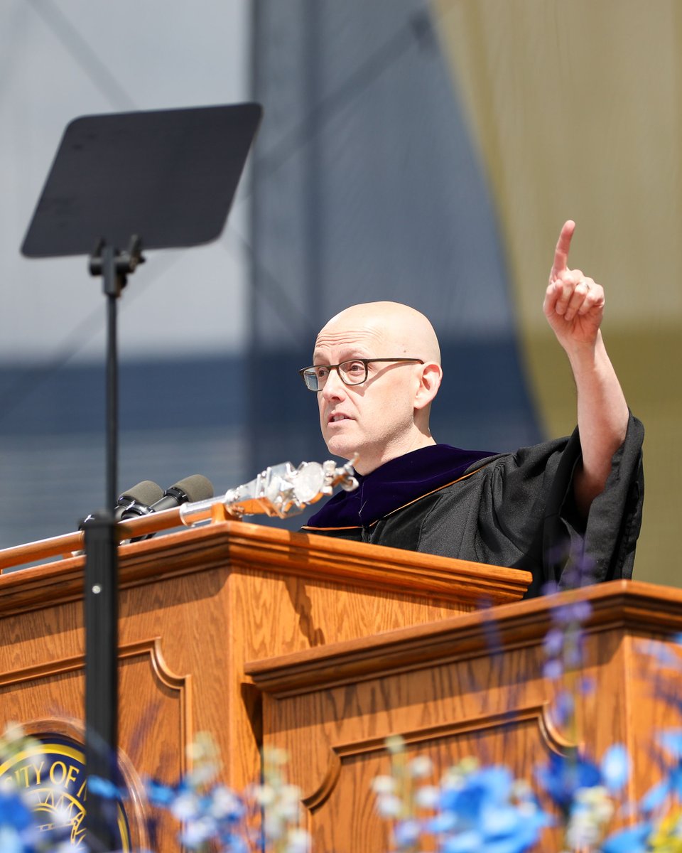 "The world needs more empathy, more humility, and certainly more decency. If you really want to shock the world, unleash your kindness." — Brad Meltzer, '92 Watch the full speech: