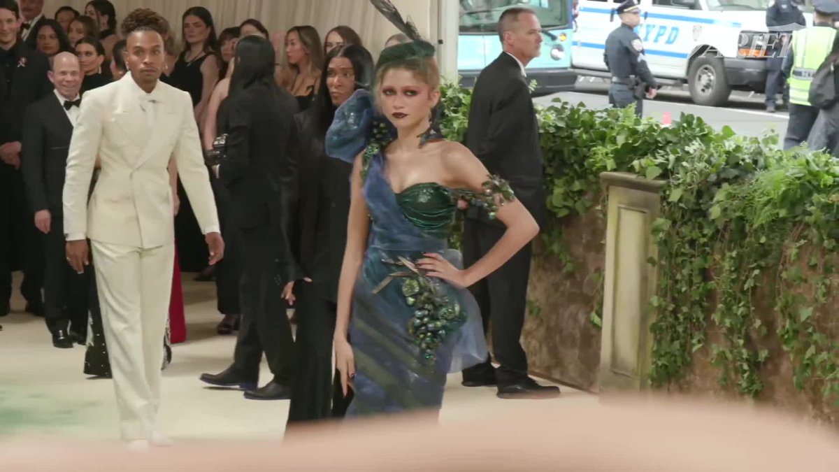 Zendaya has arrived at the #MetGala.