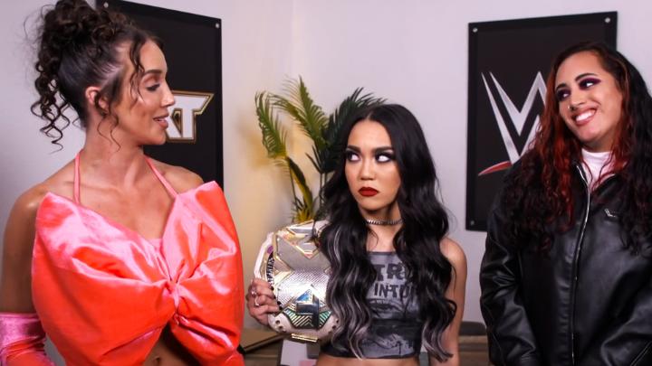 Frustrated with not being selected in the #WWEDraft, roxanne demands answers from A V A, but finds herself in a title match with CHELSEA GREEN instead. #WWENXT
