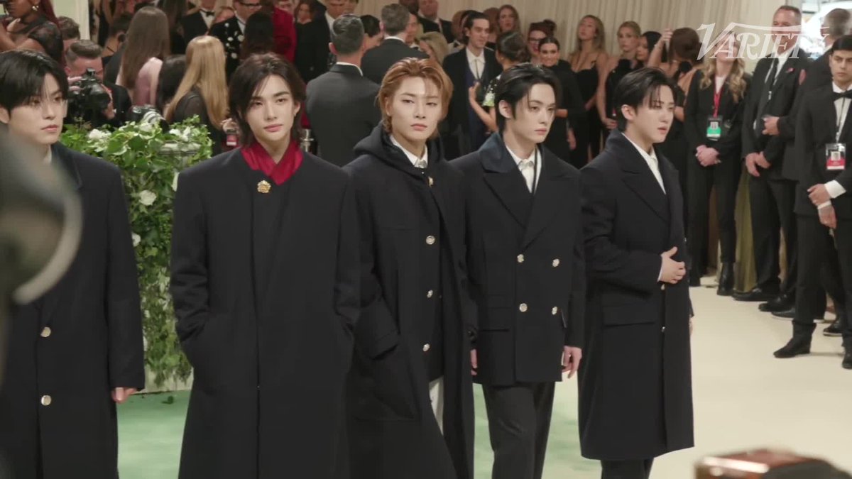 Stray Kids at the #MetGala.
