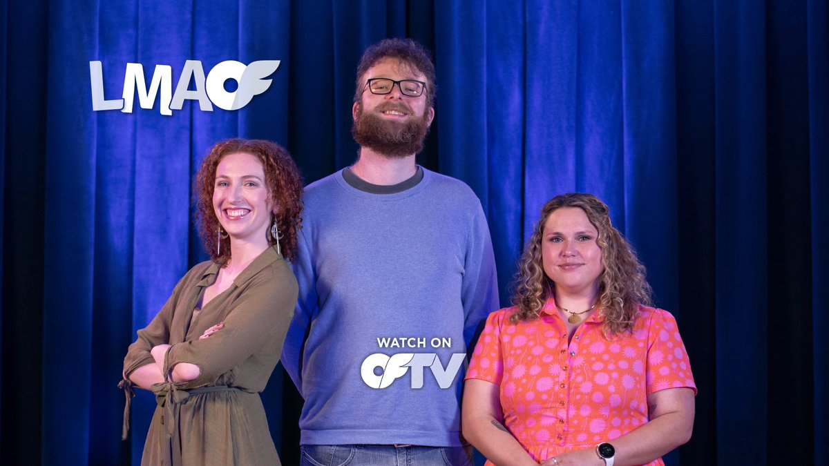 Make some noise for #LMAOF comics Kandace Medina, Danny Goodwin, and @AngelinaJMartin 👏 📺 Catch their stand-up now on OFTV: