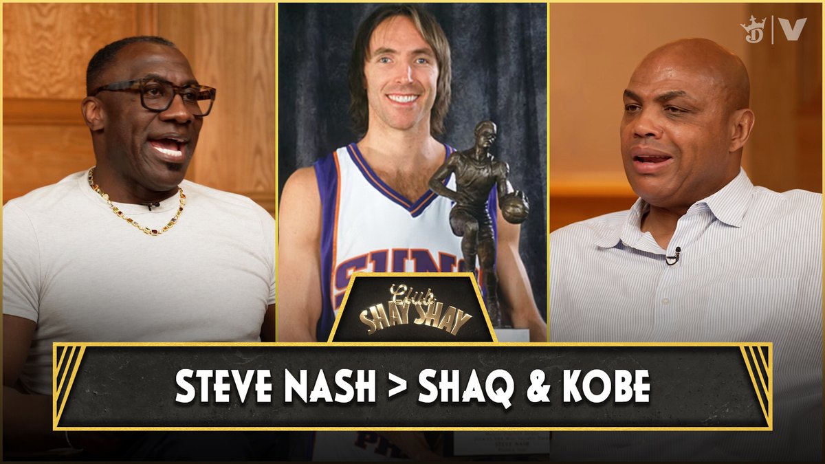 "The MVP has never [gone] to the best player. Never. It goes to the best player on the best team. Because nobody in their right mind thinks Steve Nash is better than Shaq and Kobe [Bryant]." Do you agree with Charles Barkley? 🤔 (via Club Shay Shay)