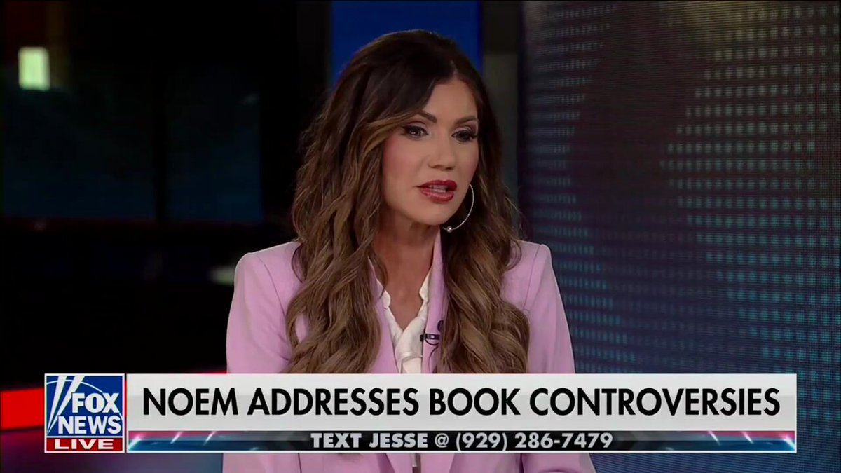 Watters: Did you meet Kim Jong un? Noem: I’ve been to North Korea. I’ve been to the DMZ Watters: You didn’t have a conversation with him at the DMZ Noem: I don’t have conversations about my conversations