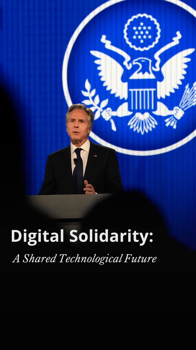 Security, stability, and prosperity are no longer solely analog matters. Today I unveiled our International Cyberspace and Digital Strategy – the Department of State's approach to technologies, from advanced computing and quantum technologies to artificial intelligence and biotechnology.