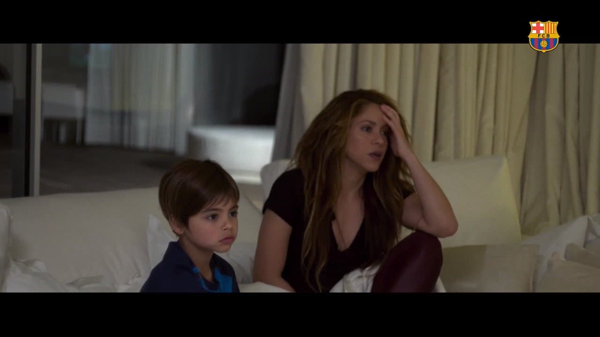 Shakira's reaction to Liverpool 4 Barcelona 0 Enjoy