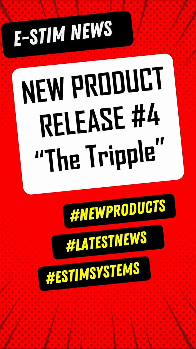 Wayne from E-Stim Systems talks about the finale of our product launches at EroSpain this week. Time to Meet the Tripples. #estimsystems #estim #electrosex #electroplay #bdsmgear #fetish #erospain #newproducts