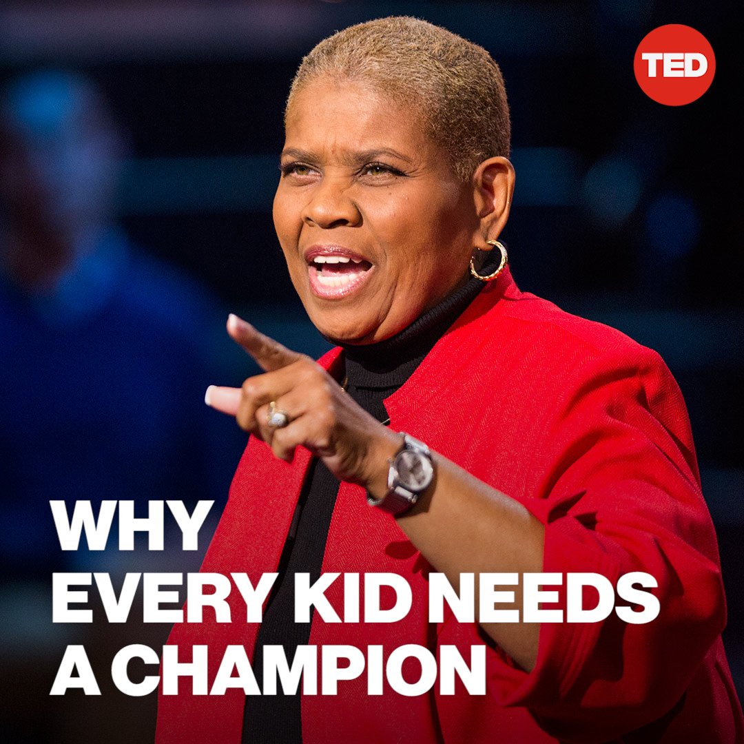 "Is this job tough? You betcha. But it is not impossible. We're educators. We're born to make a difference." Watch Rita Pierson's full TED Talk here: #TeacherAppreciationWeek