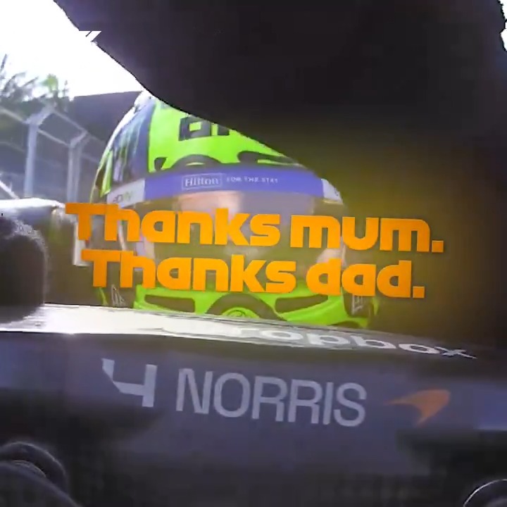 Will: You've done it mate, you've done it! Lando: WOOOOOOOOOOOOOO! #F1 #MiamiGP Lando Norris ๐ป