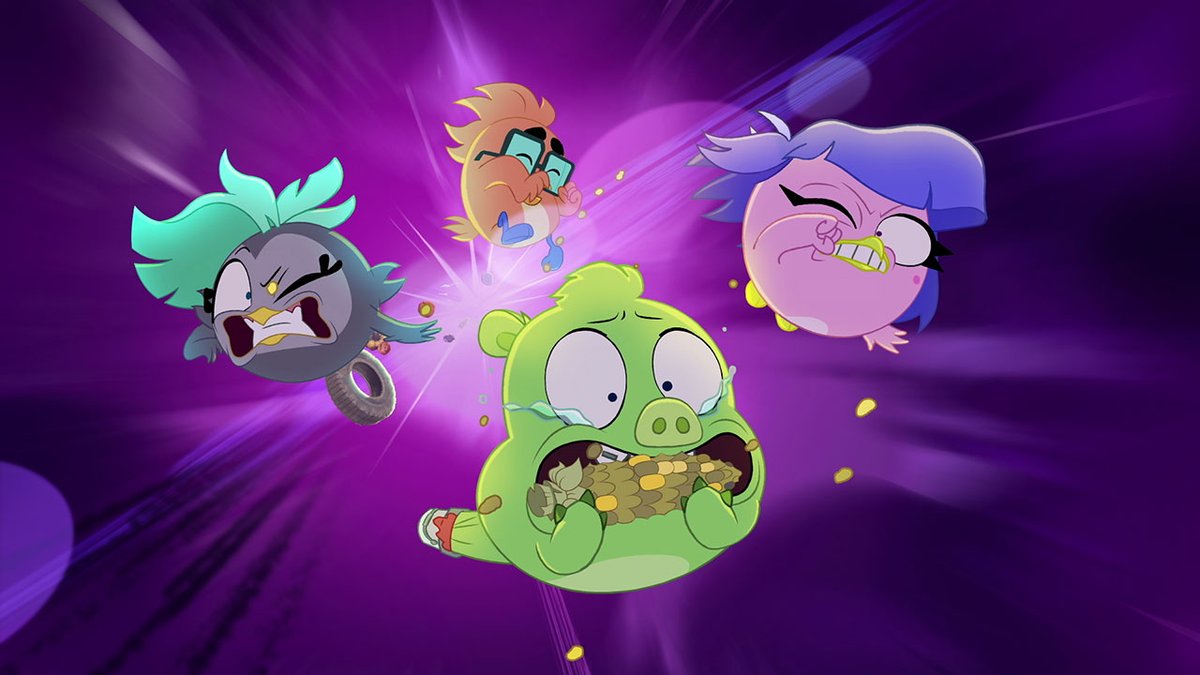 Meet Mia, Rosie, Buddy, and a foreign-exchange piglet named Hamylton in this exclusive first look at Angry Birds Mystery Island. The first eight episodes debut on Prime Video and Amazon Kids+ on May 21.