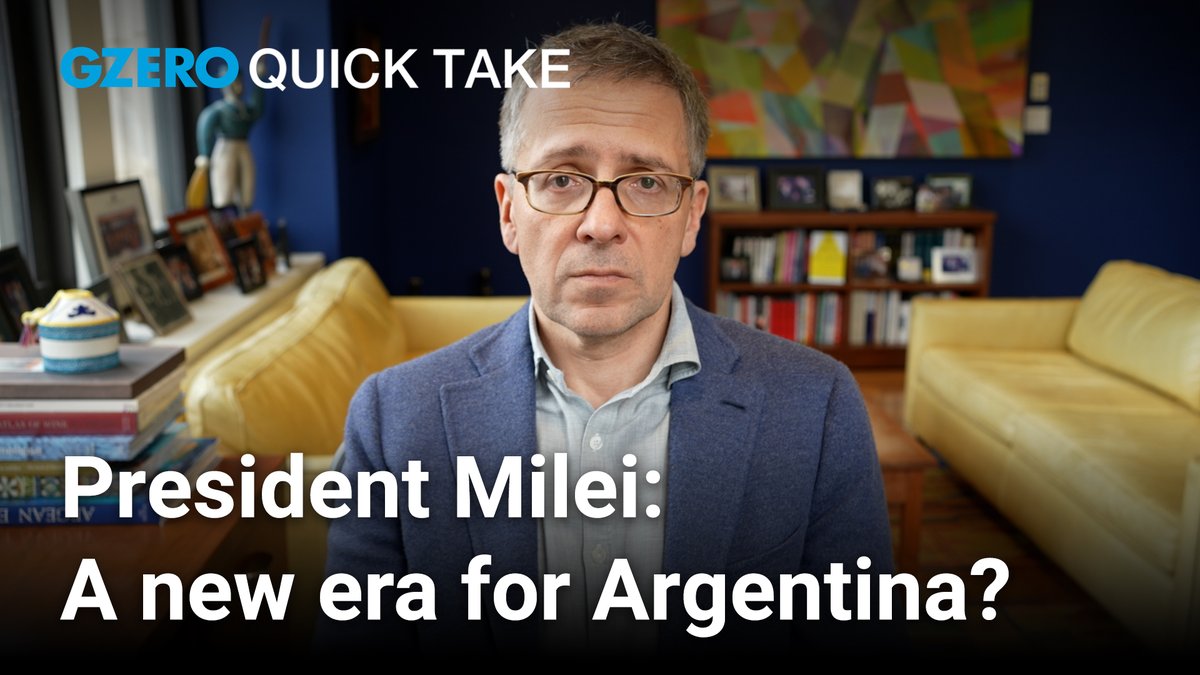 when milei was first elected, i expected more economic collapse imminently that didn’t happen. why milei has he been more successful than i expected: GZERO Media
