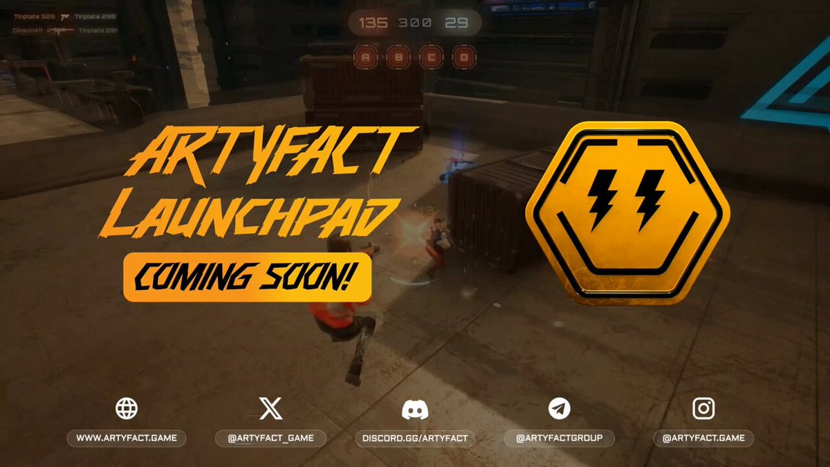 ⚡️ Introducing Artyfact Launchpad: Gateway to Top-Tier Web3 Projects! ⚡️ 🌟 Artyfact community, we're thrilled to unveil a game-changing event that will make a significant impact on the Artyfact ecosystem's growth! We’re Introducing Artyfact Launchpad! 🏆 Artyfact Launchpad is a crowdfunding platform that will host presale of top-tier Web3 projects incubated by our team. 💼 Only $ARTY token holders will have access to participate in sales on Artyfact Launchpad. This adds a new layer of utility to $ARTY and drives additional demand for the token. 💎 The launchpad will feature only the best and most promising projects that have passed our internal audit. 🤝 Beyond helping projects raise funds, we'll actively support their growth, sharing our expertise to drive them forward. 🚀 We'll announce the first project sale on Artyfact Launchpad soon, following the launch of Artyfact Beta! 🗣 Please repost this news! Let the whole world know about Artyfact Launchpad! #artyfact $arty #artyfactmetaverse #arty #ai #metaverse #nft #gamefi #playtoearn #p2e #web3aming #web3metaverse #cryptogaming #nftgame #nftgaming #web3 #GameFi #Launchpad