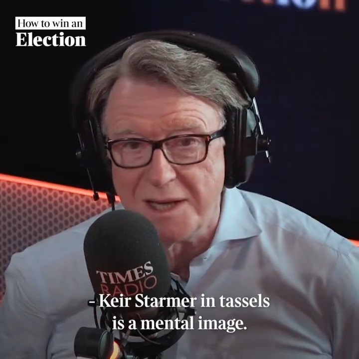 “The Green Party is becoming a dustbin, a repository not only for climate activists, but for disgruntled hard leftists." Peter Mandelson says the Greens will “rue the day when they threw open their doors." 🗳️ How To Win An Election 🎧 Matt Chorley