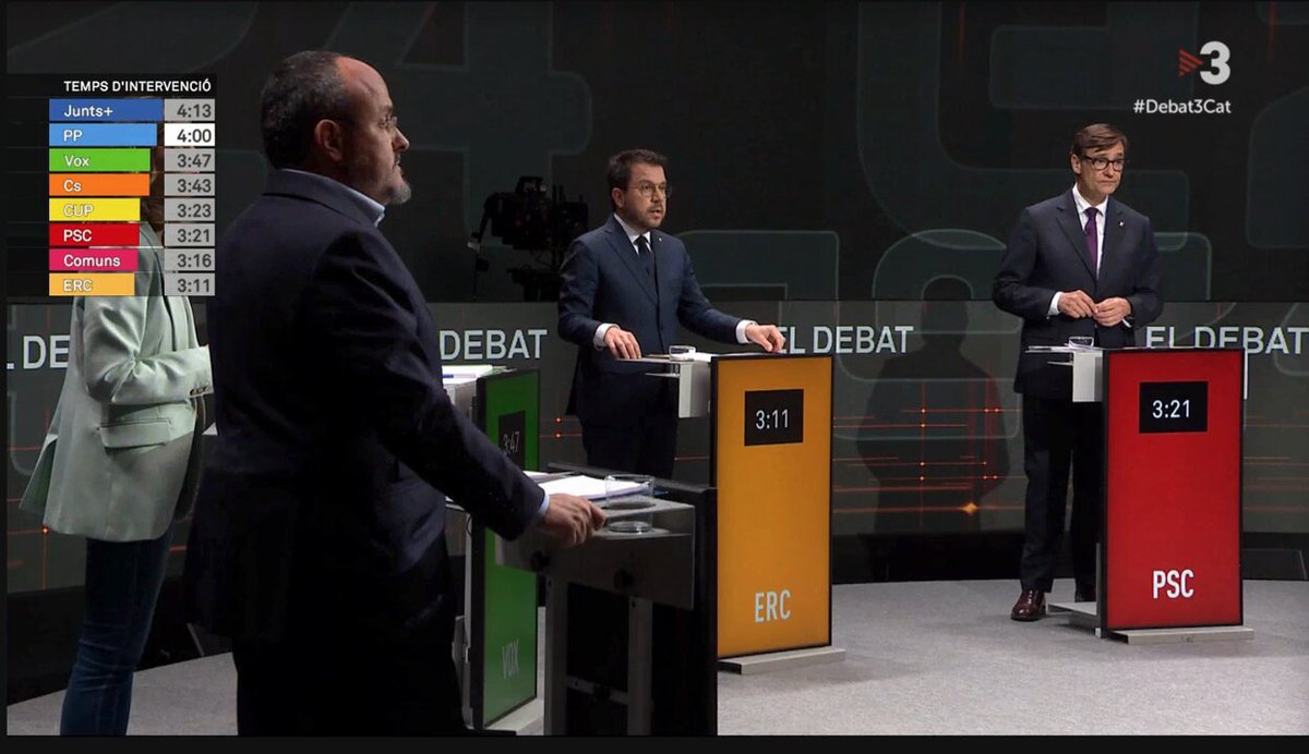 🎥 Pere Aragonès i Garcia: "Tenim una oportunitat única per avançar en dos àmbits clau: votar sobre el futur de Catalunya i el finançament singular per acabar amb el dèficit fiscal de 22.000 milions d'euros" #12M #GuanyaCatalunya #PresidentAragonès #Debat3Cat