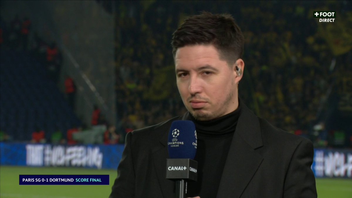 "Pour moi, aujourd'hui, le PSG doit jouer la finale compte tenu de l'adversité de Dortmund : ils n'ont pas mis les ingrédients pour" Samir Nasri ne mâche pas ses mots sur le match de Paris 🗣️ #PSGBVB | #UCL