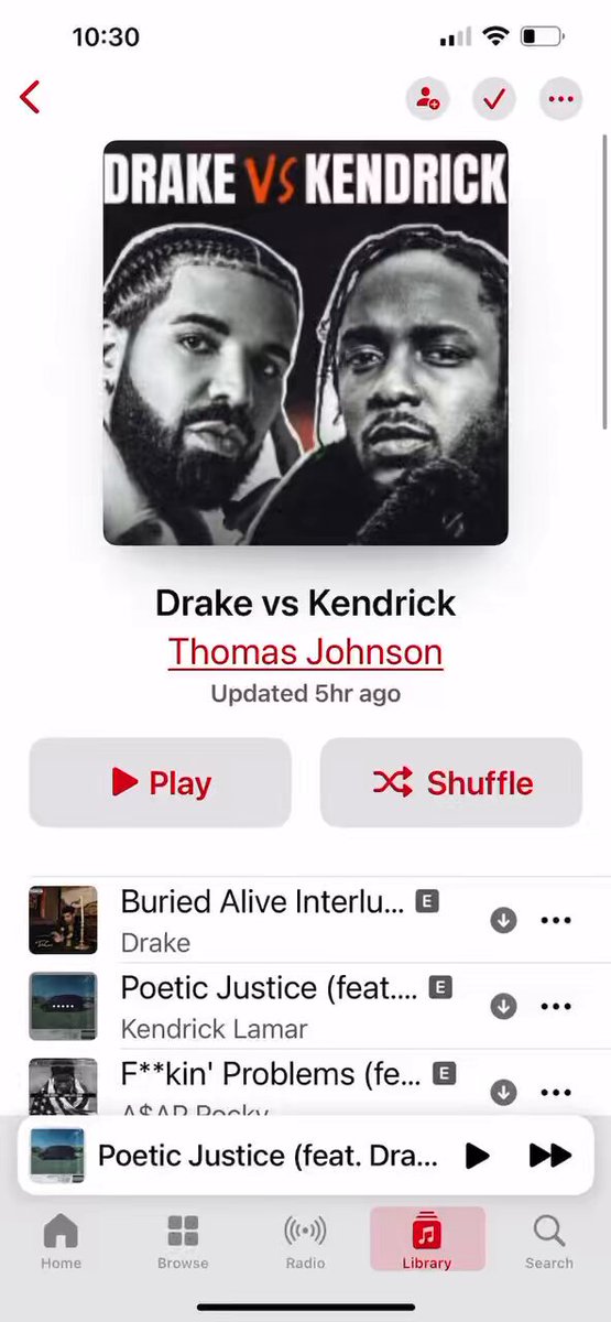 Del Damn I need to add this to My Drake vs Kendrick playlist.
