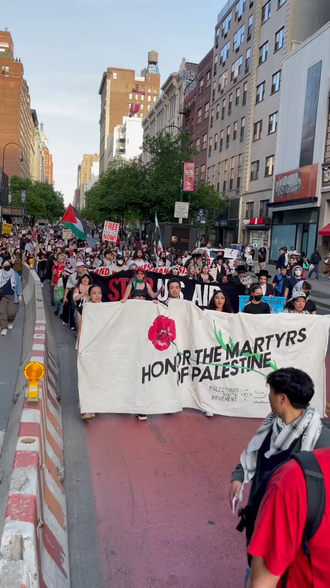 🚨🇵🇸🇺🇸 NEW YORK STANDS WITH RAFAH! ZIONISM IS LOSING!