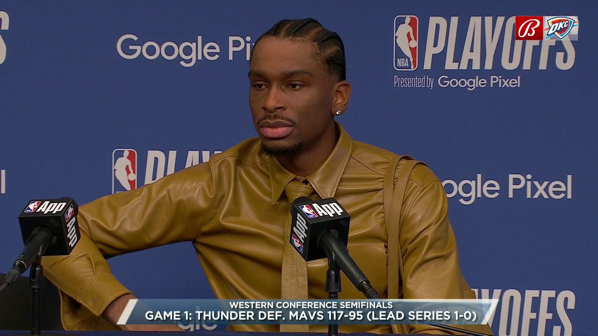 "Sure. Why not?" SGA on watching the MVP announcement tomorrow. #ThunderUp | OKC THUNDER | Bally Sports is now FanDuel Sports Network 📺