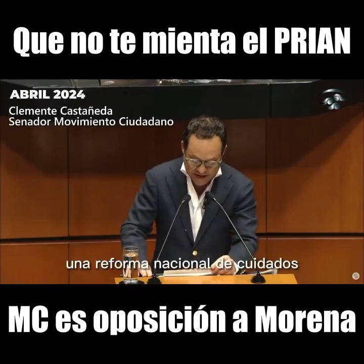 En un nuevo capítulo de la desesperada guerra sucia del PRIAN contra Movimiento Ciudadano | Movimiento Naranja, está circulando un video editado que sugiere una supuesta complicidad con Morena. Lo que no te dicen es que hace unos días les dijimos todas sus verdades. Escucha este video y comparte.