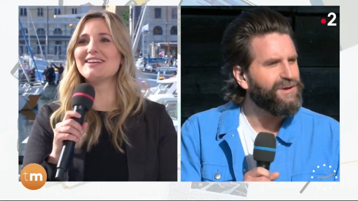 Mariés dans la vraie vie, Grégoire Ludig et Marie Portolano se font un petit kif : ils se vouvoient dans #Telematin 📺😂