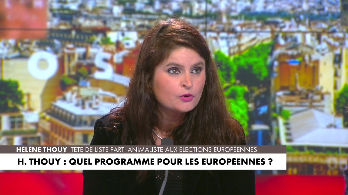 «Non, je ne mange pas des animaux, mais ce n'est pas dans notre programme», déclare Hélène Thouy, tête de liste du Parti animaliste aux élections européennes #HDPros