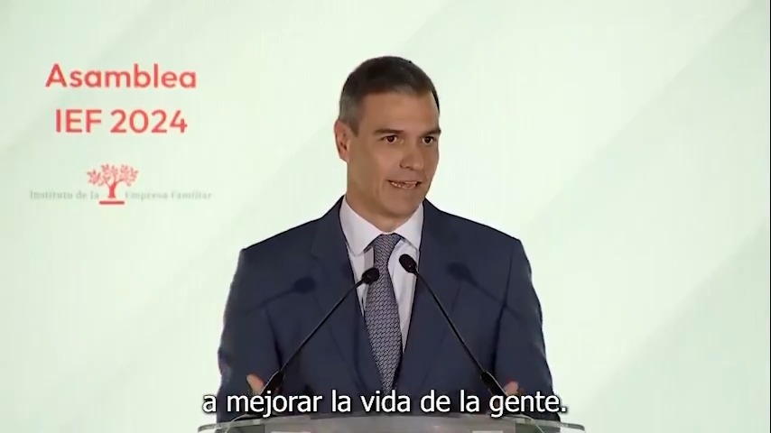 Las empresas sois imprescindibles para el crecimiento y el bienestar de un país. Pero las empresas sois también producto de la democracia. Hoy quiero pediros vuestra implicación para sostener este modelo. Ayudadnos a mejorar la vida de la gente.