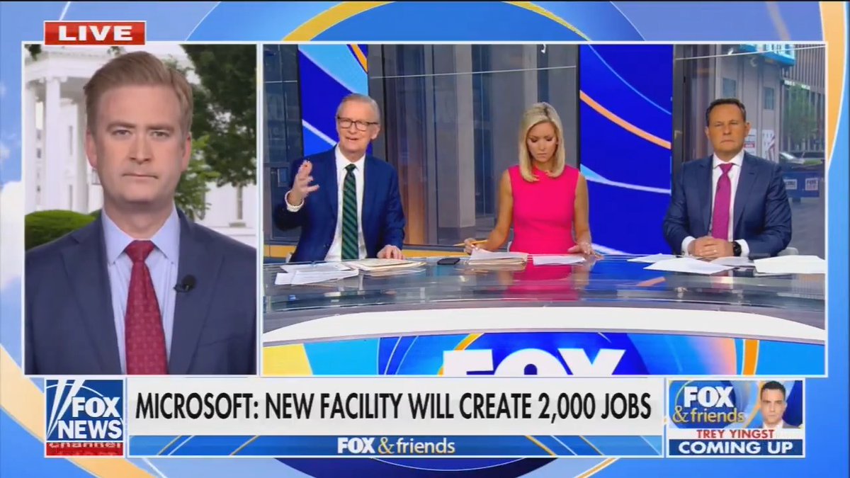 Fox host: President Biden is announcing today a new investment in Wisconsin that is creating thousands of jobs. Isn’t that the same land where Trump promised a big plant that never happened? Fox reporter: Yes it is