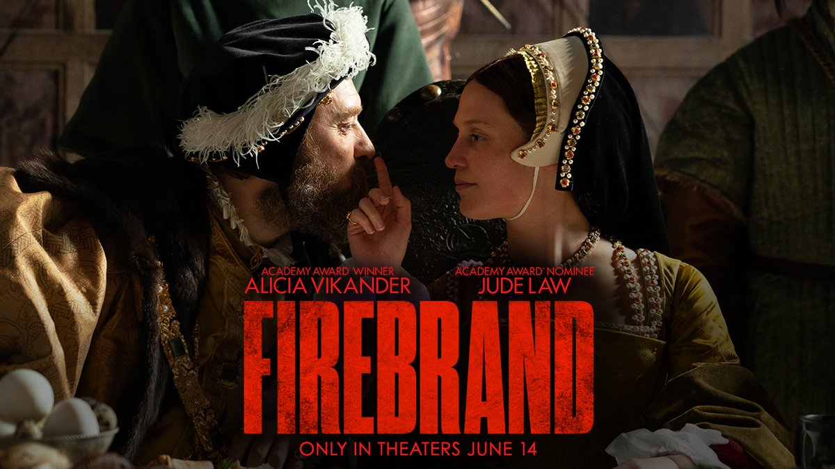 In a rotten, blood soaked island kingdom, there once was a queen by the name of Katherine Parr. The sixth wife of the vengeful King Henry VIII - and the only to survive. #Firebrand is only in theaters June 14.