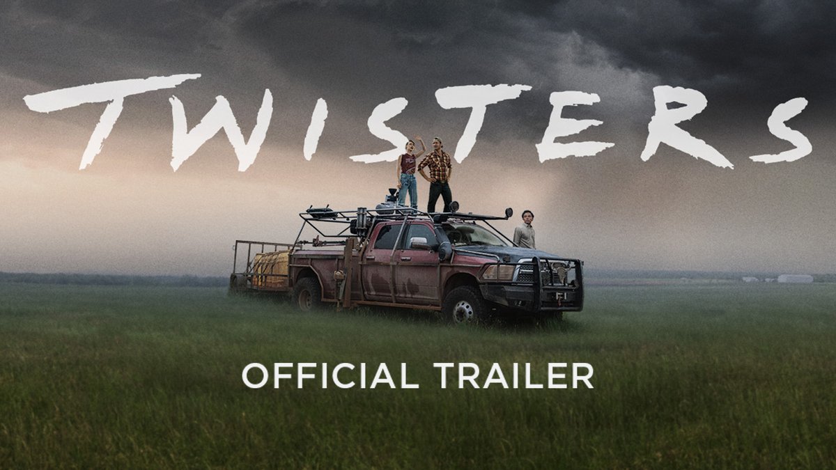 The new trailer for ‘TWISTERS’, starring Daisy Edgar-Jones, Glen Powell, Anthony Ramos & Brandon Perea. The movie was shot entirely on film. In theatres on July 19.