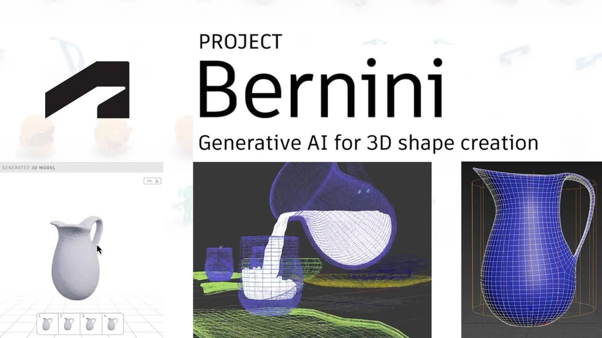 Autodesk Research Project Bernini is new experimental generative AI that can quickly generate multiple functional 3D shapes from a variety of inputs including text, 2D images, or voxels. Watch for future updates as we continue to develop cutting-edge AI:
