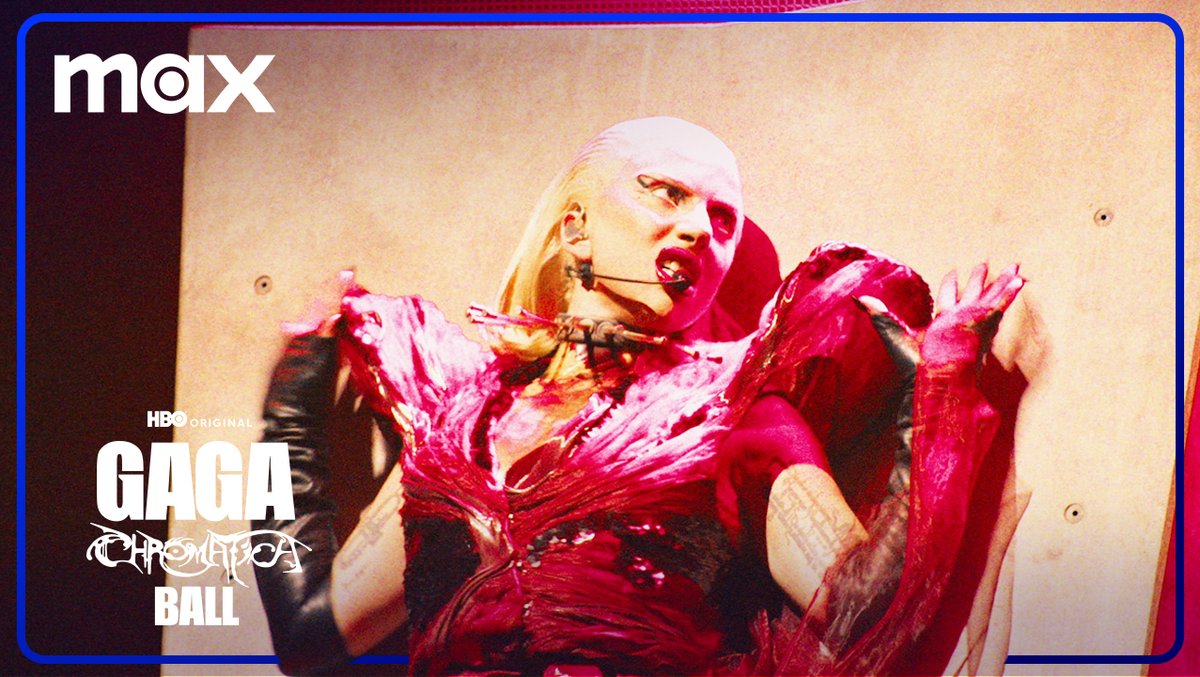 ELA VEM SIM! Gaga Chromatica Ball, o novo especial da HBO, estreia dia 25 de maio aqui na Maxinha. Quem amou curte.