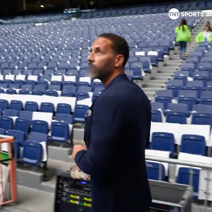 Even Rio Ferdinand is lost for words seeing the Bernabéu 😮‍💨