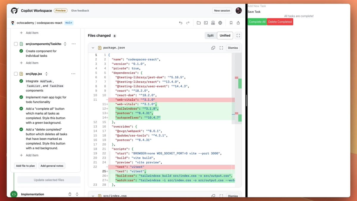 Did you know Copilot Workspace can help you get started by building from another repository as a template? 👀 Check it out👇