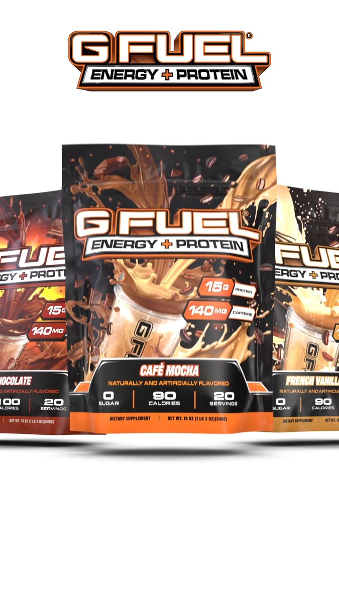 🗣️ THE COMMUNITY HAS SPOKEN! #GFUELep IS HERE! 🤎 𝗥𝗧 TO WIN A #GFUEL 𝗘𝗡𝗘𝗥𝗚𝗬 + 𝗣𝗥𝗢𝗧𝗘𝗜𝗡 BAG OF YOUR CHOICE! 😤 2 WINNERS PICKED ON FRIDAY TO CELEBRATE THE LAUNCH OF THIS MAGNIFICENT 2-IN-1 FORMULA LINEUP! 🛒 𝗦𝗛𝗢𝗣: