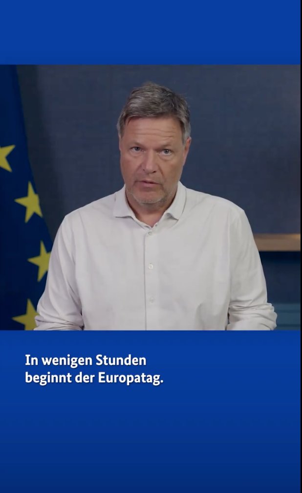 Vizekanzler #Habeck zum 8. und 9. Mai. #TagderBefreiung #Europatag