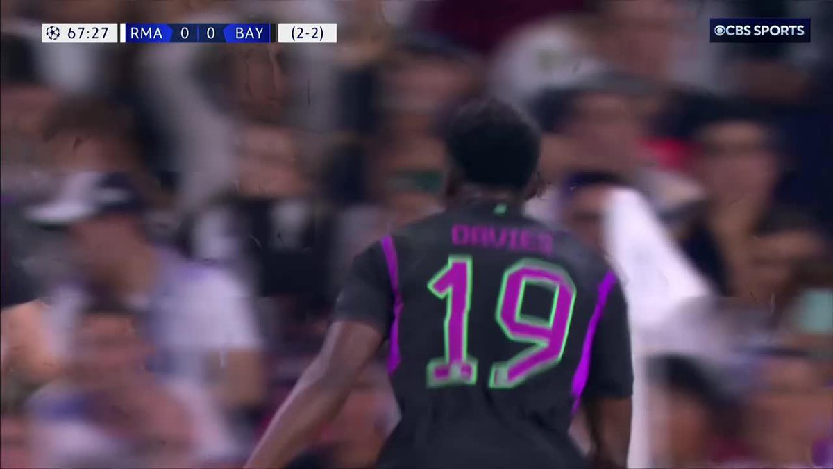 PHONZIEEEEE OMG 🚀 ALPHONSO DAVIES SCORES HIS FIRST-EVER #UCL GOAL 🇨🇦💥