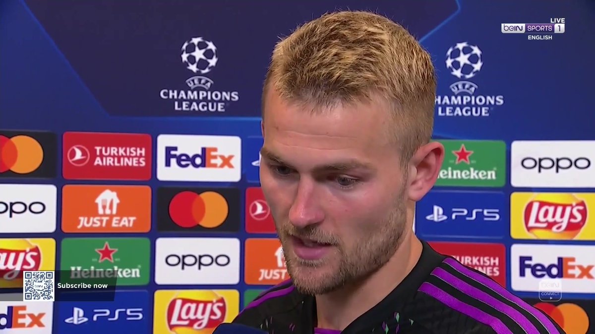 ๐ด Matthijs de Ligt: โThe linesman told me: sorry, I made a mistakeโ. โItโs been a shameโ, told beIN SPORTS.