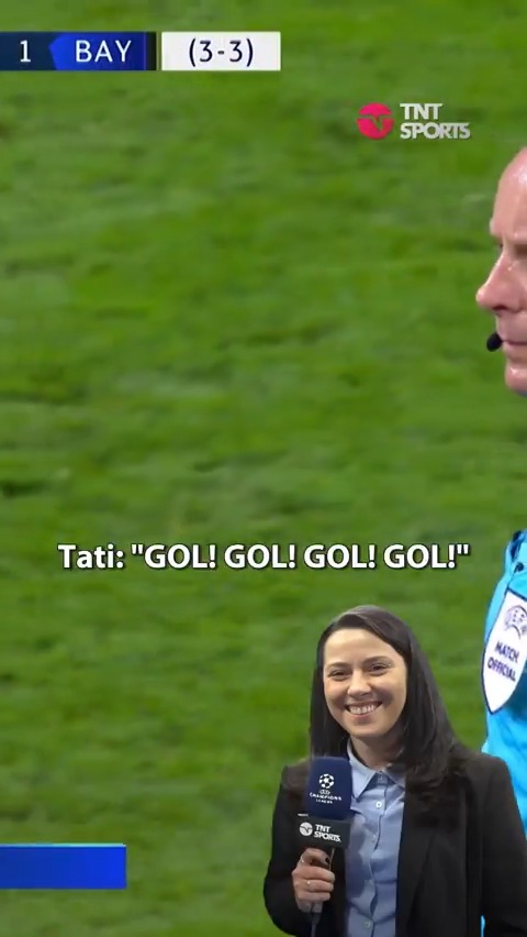 Essa parte da transmissão foi muito boa A Tati Mantovani anunciando a validação do gol do Real Madrid kkkkkkkkkkkkkkkkkkkkkkkkk