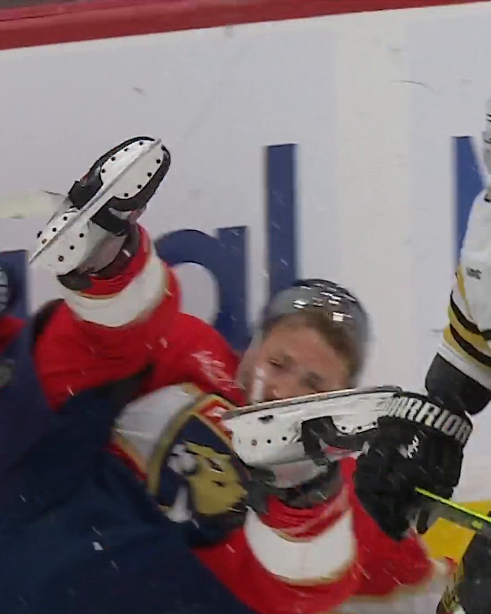 Brad Marchand LAID OUT Matthew Tkachuk 😳