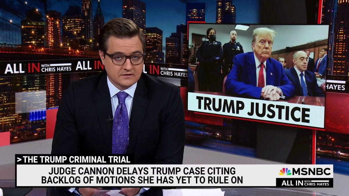 "What Trump-appointed Judge Aileen Cannon is doing is a scandal. When our judges don't act in good faith, when they work only to weaponize the judiciary in an effort to achieve a desired outcome, we are in very dangerous territory," says Chris Hayes.