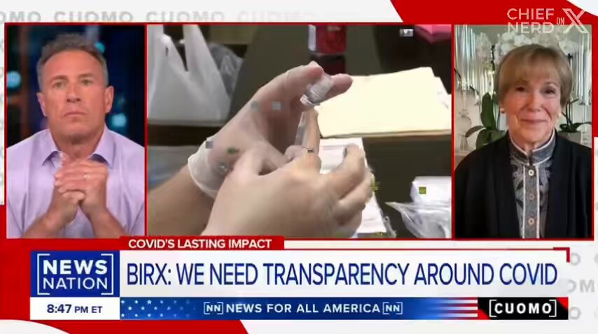 👀 Dr. Deborah Birx Now Says Thousands of Americans Could Be Vaccine Injured by the COVID Jab “That happens often with immunizations that if the natural disease can cause it, then it also sometimes can be seen in certain profiles of the vaccine. We should be studying that right now….Do I think it’s millions? No. Could it be thousands? Yes.”