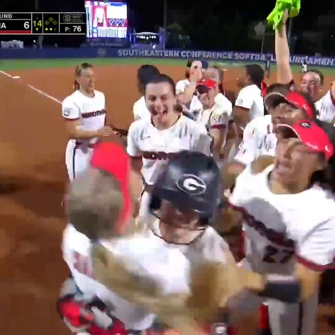 SARAH GORDON CALLED GAME‼️ GEORGIA WINS ON A WALK-OFF HOME RUN 🤯
