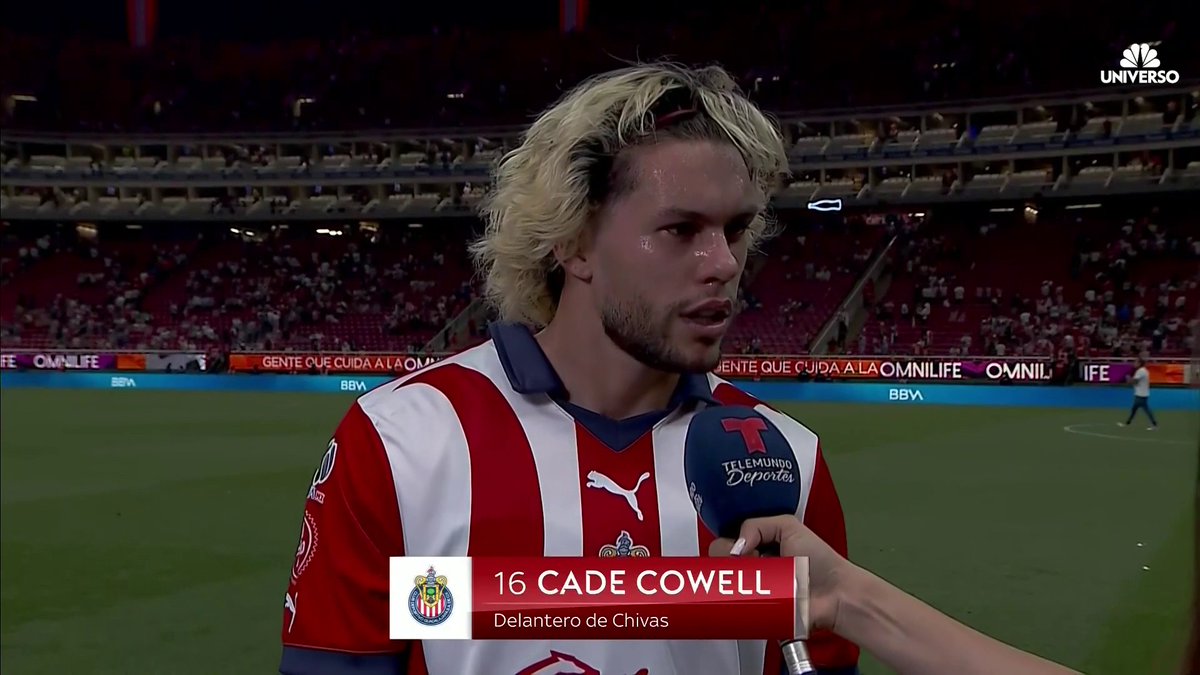 ¡HABLÓ EL VAQUERO! 🤠🔴⚪️ Tras el triunfo de Chivas en los últimos minutos ante Toluca, esto fue lo que dijo Cade Cowell 🗣️ Aquí las palabras del estadounidense-mexicano 🎥 #ChivasEnTelemundo