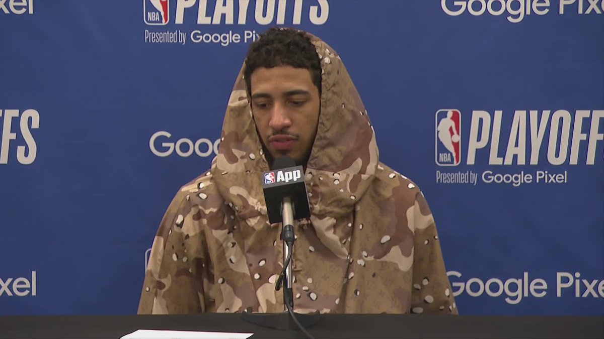 Tyrese Haliburton was asked if the referees are being fair: "That's not my job. At the end of the day we got outplayed. We were right there to win the game. Would I like more consistency? Yeah. But let's not pretend that's the only reason we lost. We didn't play good enough"