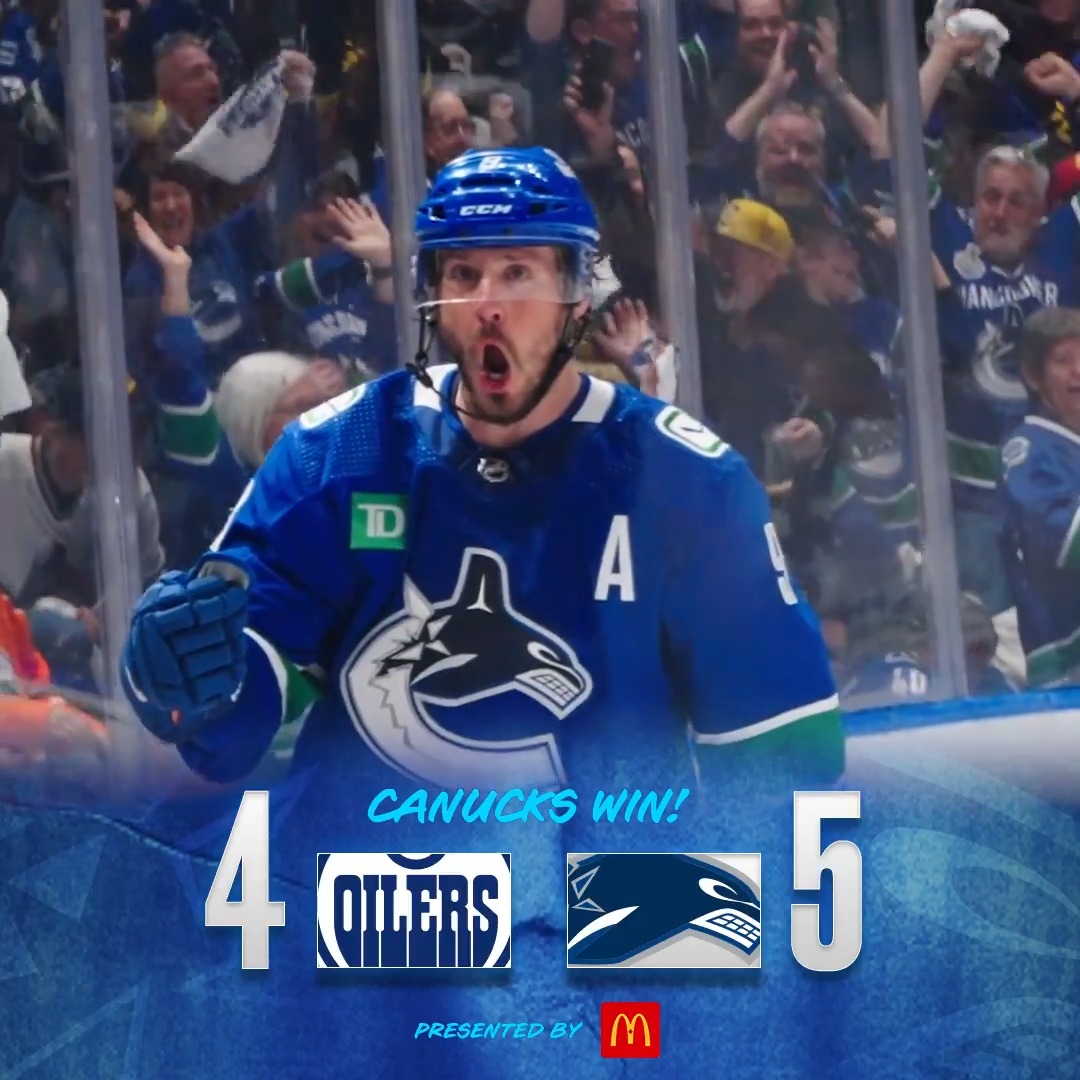CANUCKS COMEBACK McDonald's 🇨🇦 | #Canucks