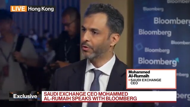 Saudi stock exchange CEO Al-Rumaih says “we want to have a path ready for them in case they decide to do so”, about the potential for Saudi Arabian companies to cross list in Hong Kong. He speaks with Yvonne Man at the Saudi Capital Markets Forum