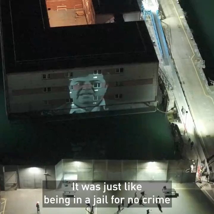Former British Army interpreter @mhottak has a message from the Bibby Stockholm