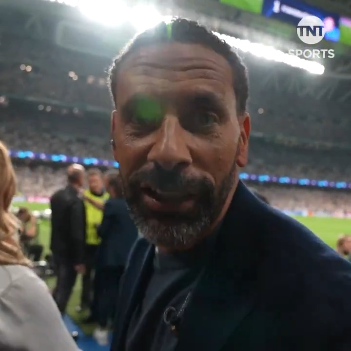 "I don't even support Madrid" 🤣 Rio Ferdinand couldn't help but get caught up in the celebrations last night 🥳 #UCL