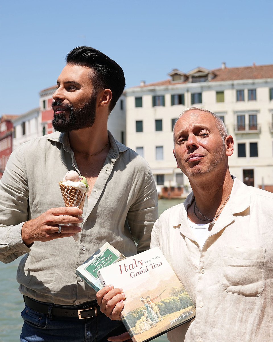 Join Rob Rinder &amp; R Y L A N on an Italian odyssey as they follow in the footsteps of romantic poet Lord Byron, immersing themselves in art, culture, bad behaviour and life-changing exploits. 📺 Rob and Rylan's Grand Tour is coming to BBC Two and BBC iPlayer on Sunday 12 May.