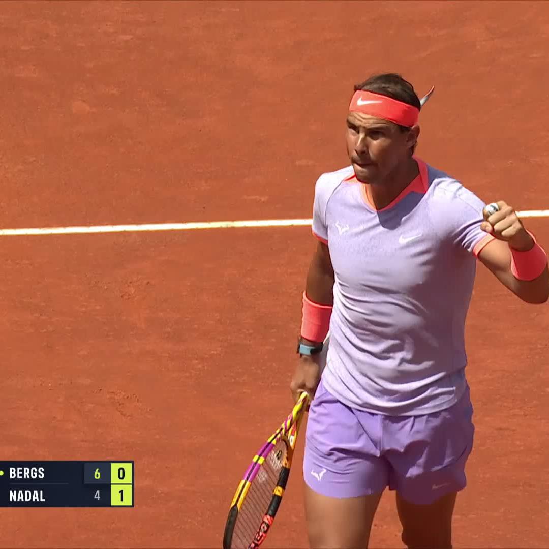 Down but NEVER out ๐ช Rafa Nadal #IBI24